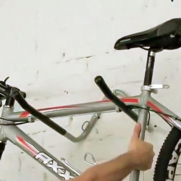 suporte de parede para bicicleta horizontal