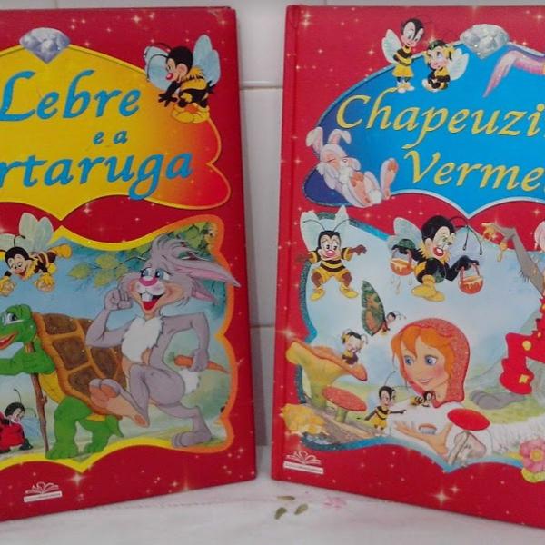 2 livros de fabulas