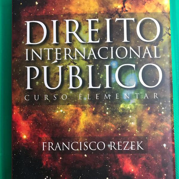 2 livros: direito internacional público e direito