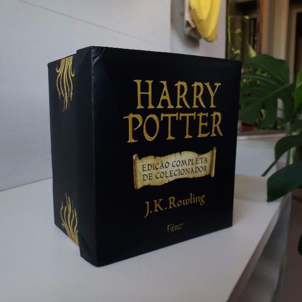 Box de coleção completa da saga Harry Potter