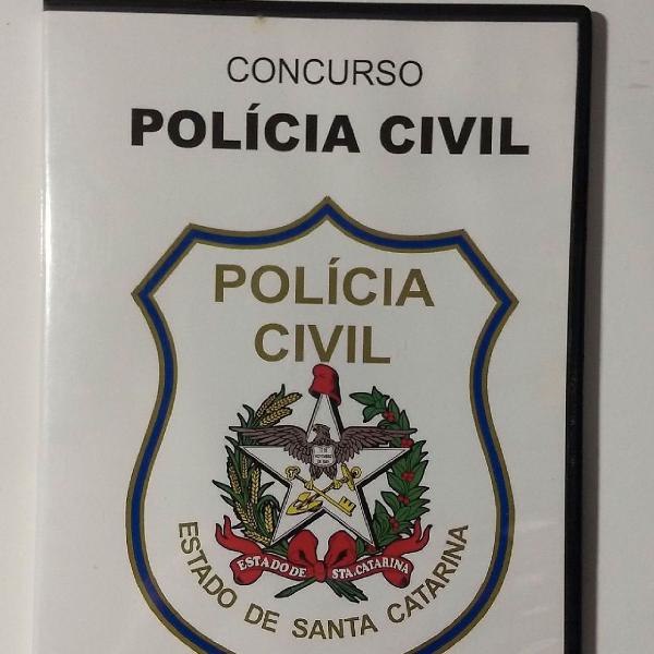 CD-ROM Concurso Polícia Civil de Santa Catarina