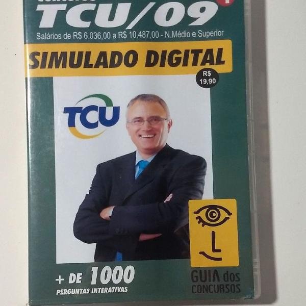 CD-ROM Concurso TCU /09 Simulado Digital