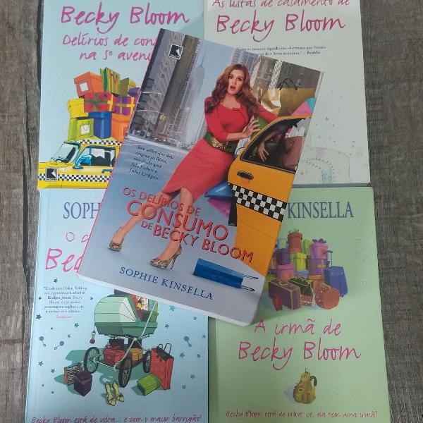 Combo 5 livros Becky Bloom