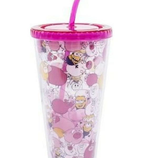 Copo Minions 600mL com gelos coloridos