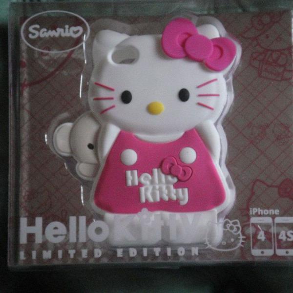 Iphone 4 E 4s Capa Hello Kitty 3d Com Licença Sanrio
