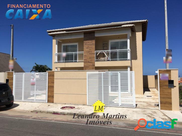 Lindíssimas casas DUPLEX bem coladinha na praia de