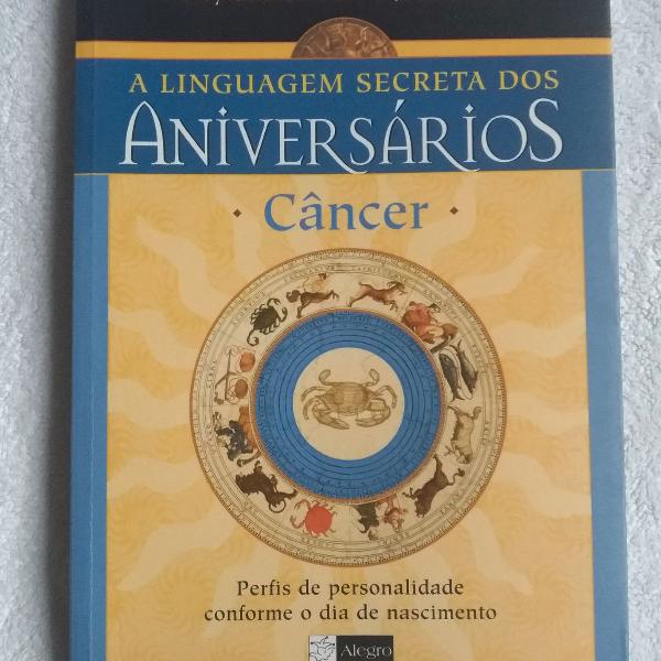 Livro Aniversários Câncer