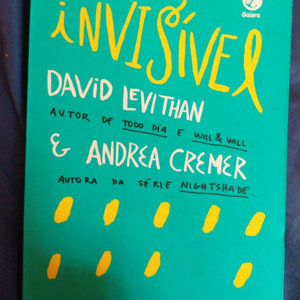 Livro Invisível David Levithan