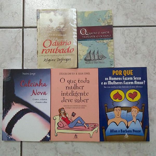 Lote de livros