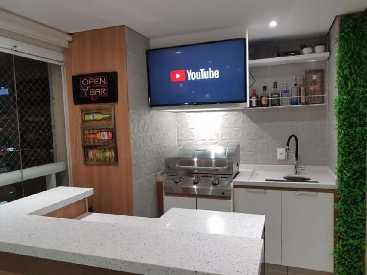 Maravilhoso apto na Vila Carrão - 105 m² - 3 suítes - 2