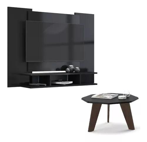 Painel De Tv + Mesa De Centro / Suporte P/ Tv / Preto Fosco