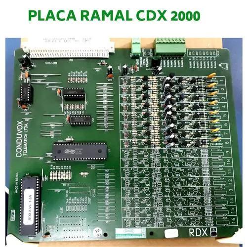 Placa De Ramal Conduvox Rdx 08 Cdx 2000