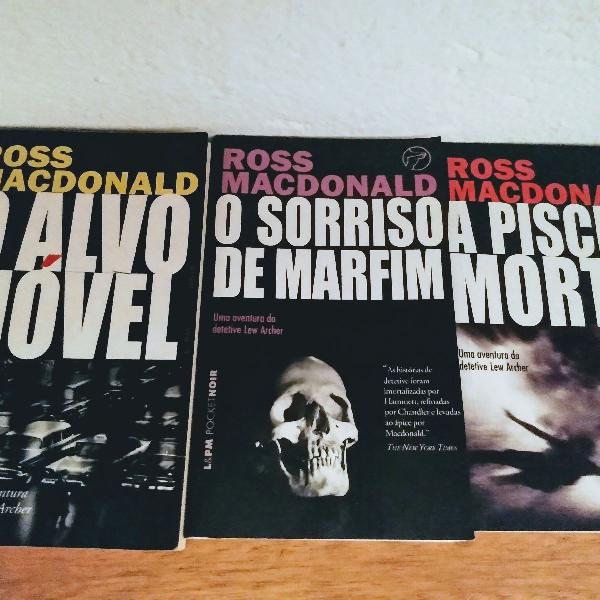 Ross Macdonald - Kit com 3 livros
