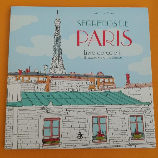 Segredos de Paris - Livro de colorir