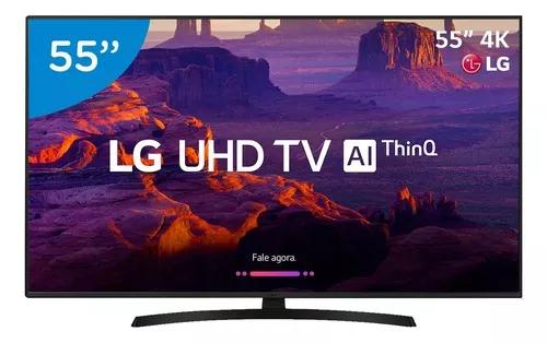 Smart Tv Led Lg 55 Ultra Hd 4k Com Suporte De Parede