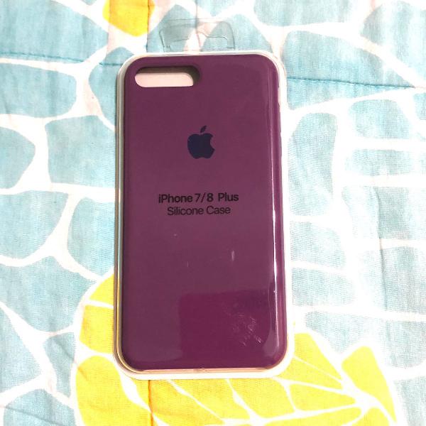 capa iphone 7/8 plus roxa