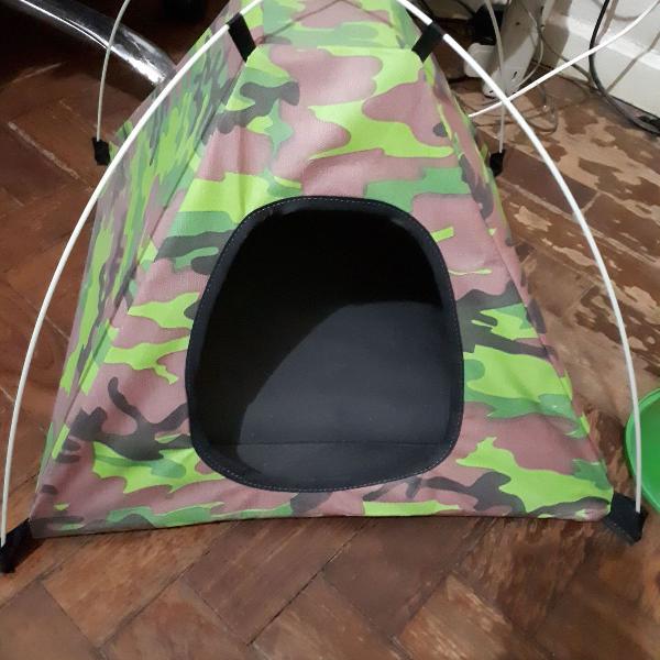 casinha para gatos estilo camping