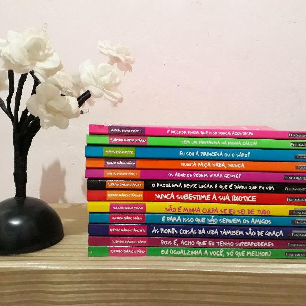 coleção de livros querido diário otário