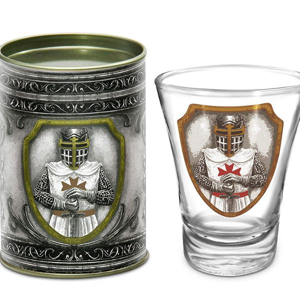 copo aperitivo cavaleiros templários + tubete 1583