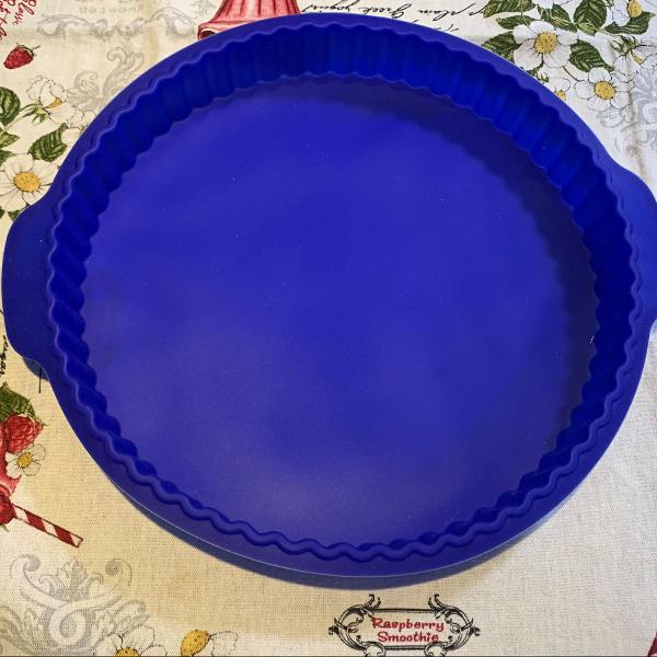 forma de silicone - torta e bolo grande azul escuro