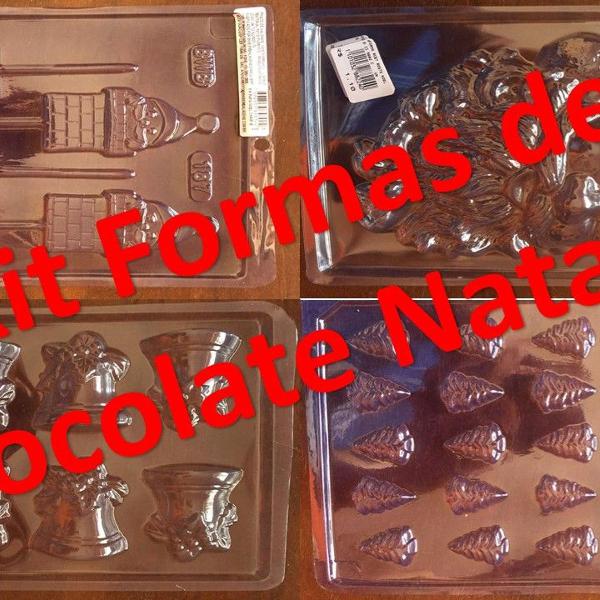 kit 04 formas de chocolate natal 01