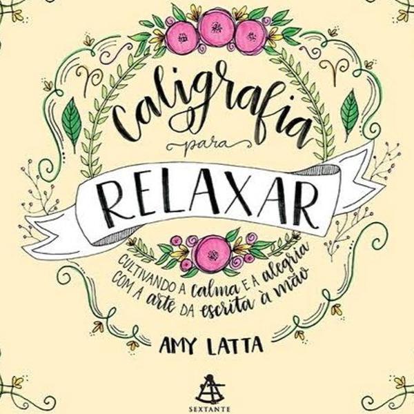 livro caligrafia para relaxar