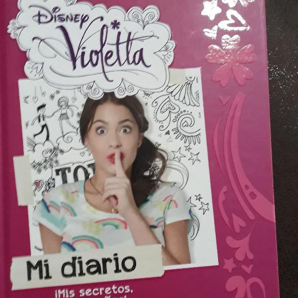 livro da Disney Violetta Mi diário em espanhol importado