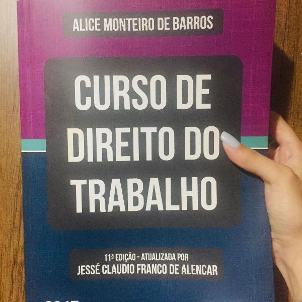 livro direito do trabalho alice monteiro de barros