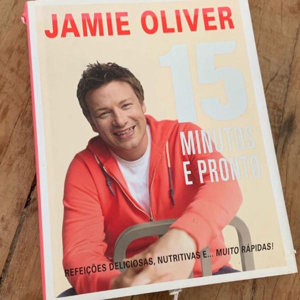 livro: jamie oliver - 15 minutos e pronto