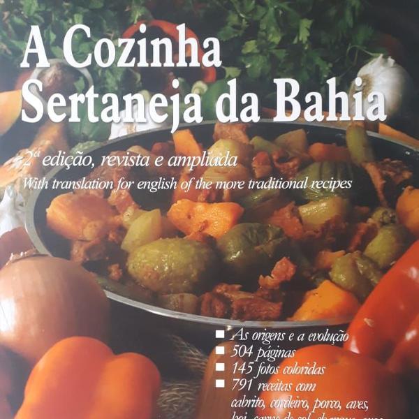 livro raro a cozinha sertaneja da bahia, autor guilherme
