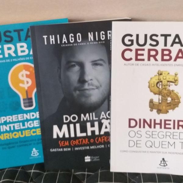 livros Gustavo cerbassi / Thiago Nigro - Educação