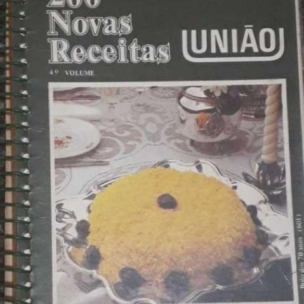 livros coleção União sobremesas