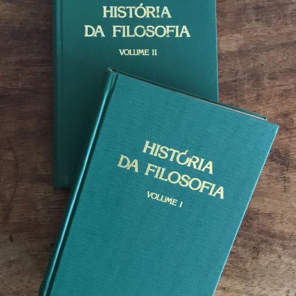 livros história da filosofia volumes i e ii
