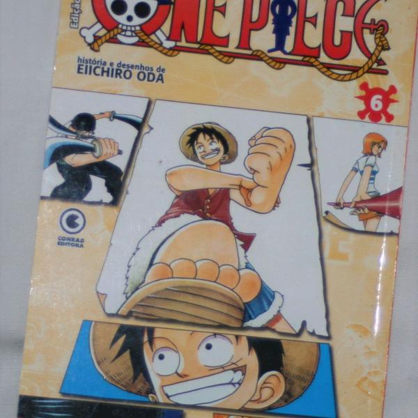 manga one piece vol 6 - ed.2002 - seminovo
