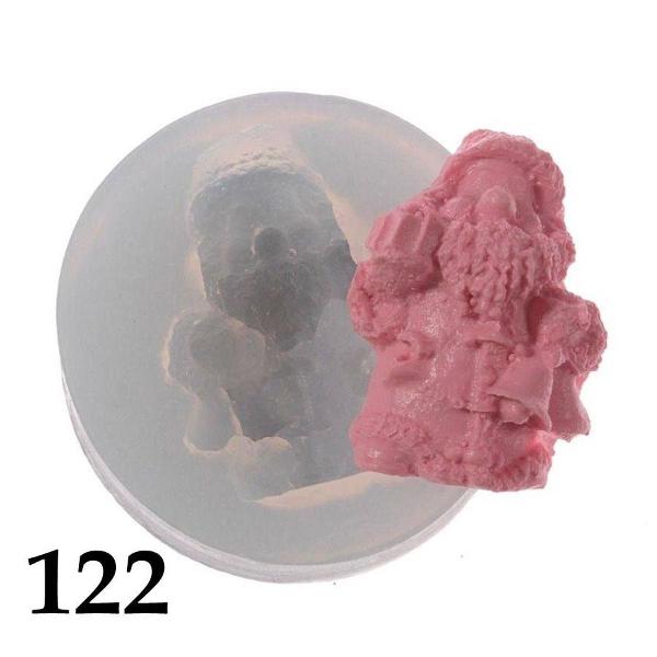 molde de silicone papai noel crespo (122) un flexarte