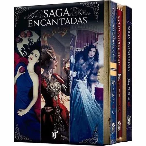 saga encantadas c/ 3 livros veneno feitiço poder