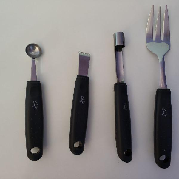 utensílios de cozinha - coleção caras - kit 4 peças