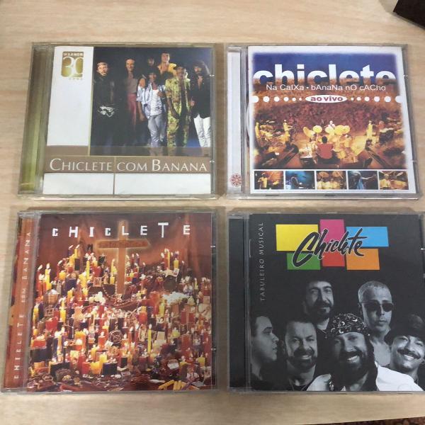 4 cds do chiclete com banana