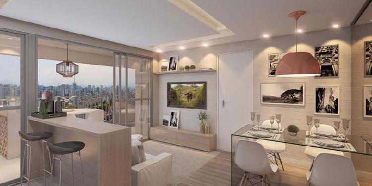 Apartamento decorado 74 metros quadrados com 2 suítes, 2