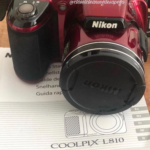 câmera nikon modelo l810