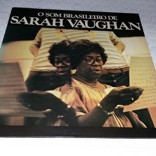 disco de vinil sarah vaughan - o som brasileiro de sarah