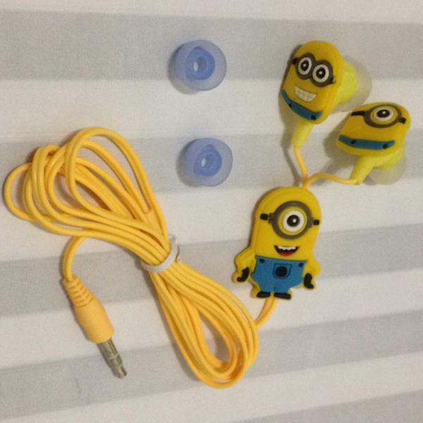 fone de ouvido para celular minions