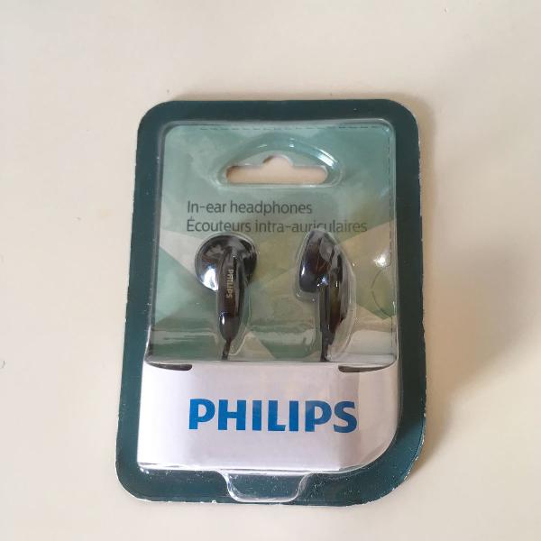 fone de ouvido philips novo