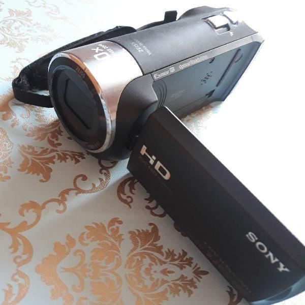 handycam sony hdr-cx405 - filmadora full hd 1080 - usei 2x e