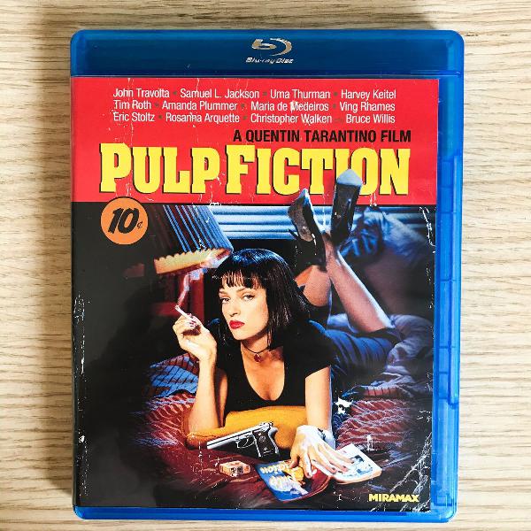 pulp fiction - blu-ray importado - novo