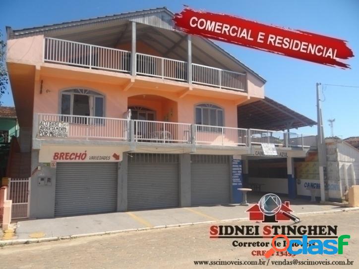 Imóvel amplo comercial e residencial, em Bal. Barra do Sul