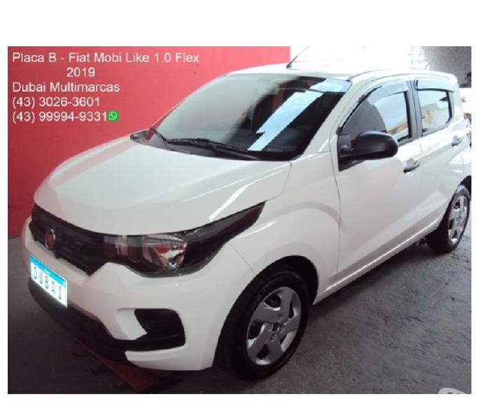 2019 - Fiat Mobi Like 1.0 Flex - 5 mil Km - Completo