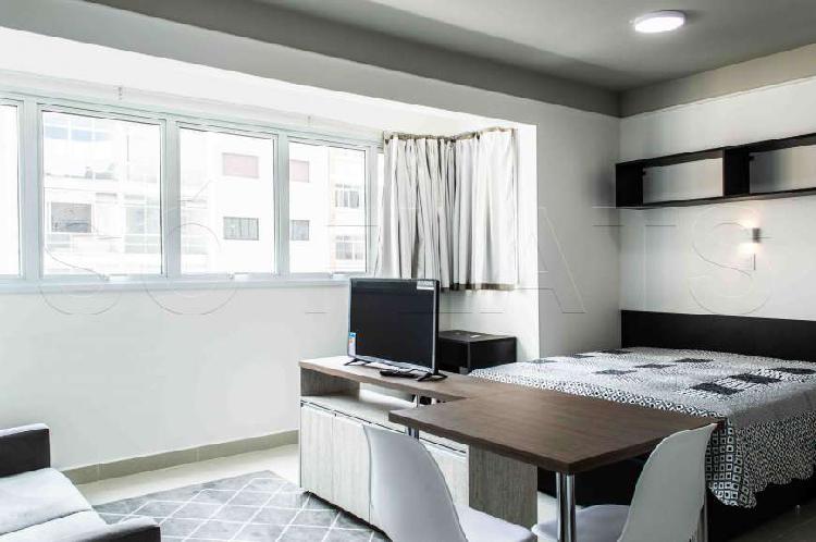 Apartamento novo tipo studio, na Rua Augusta, fácil Acesso