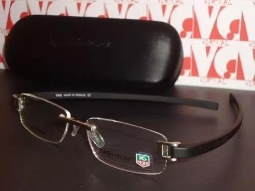 Armação Oculos De Grau Tag Heuer Th5069 Preta + Case