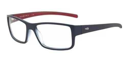 Armação Oculos Grau Hb Polytech 9301779433 Azul Vermel